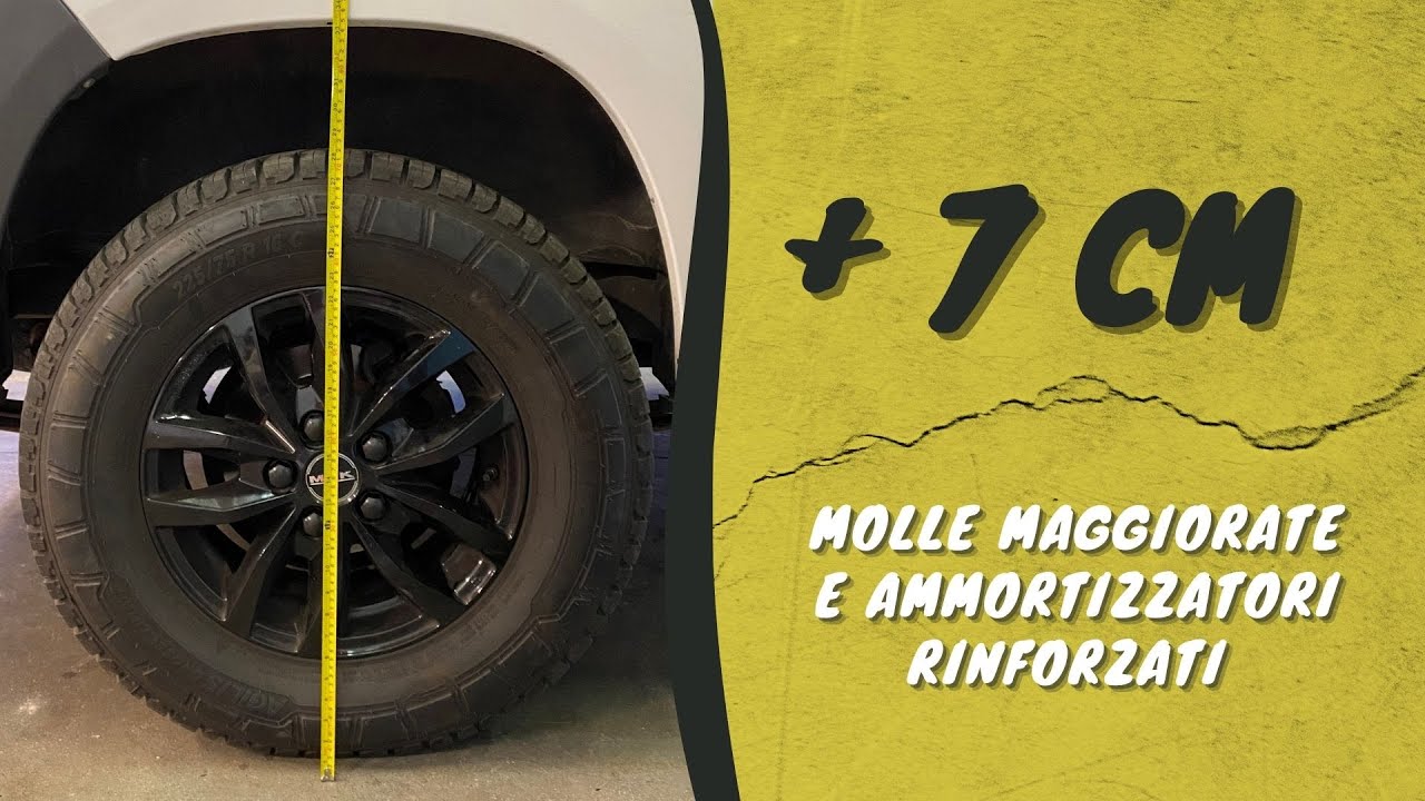 ALZIAMO IL VAN DI 7 CM 🤯 | MOLLE MAGGIORATE E AMMORTIZZATORI RINFORZATI [Parte 1]