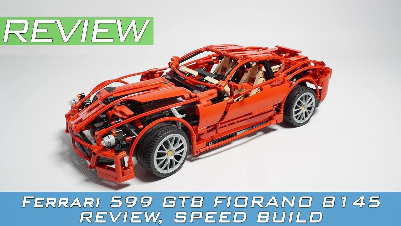 Ferrari 599 GTB FIORANO 8145 1:10 Scale LEGO RACERS REVIEW, SPEED BUILD