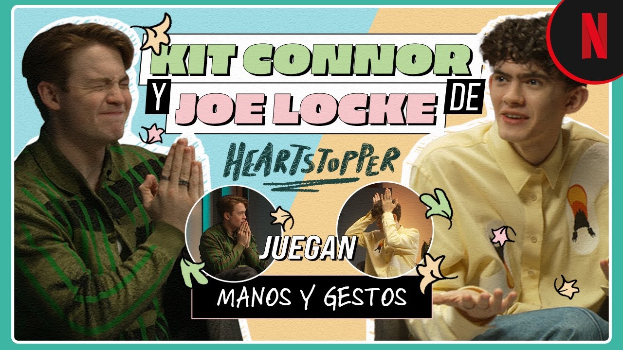Kit Connor y Joe Locke juegan Manos y gestos | Heartstopper | Netflix