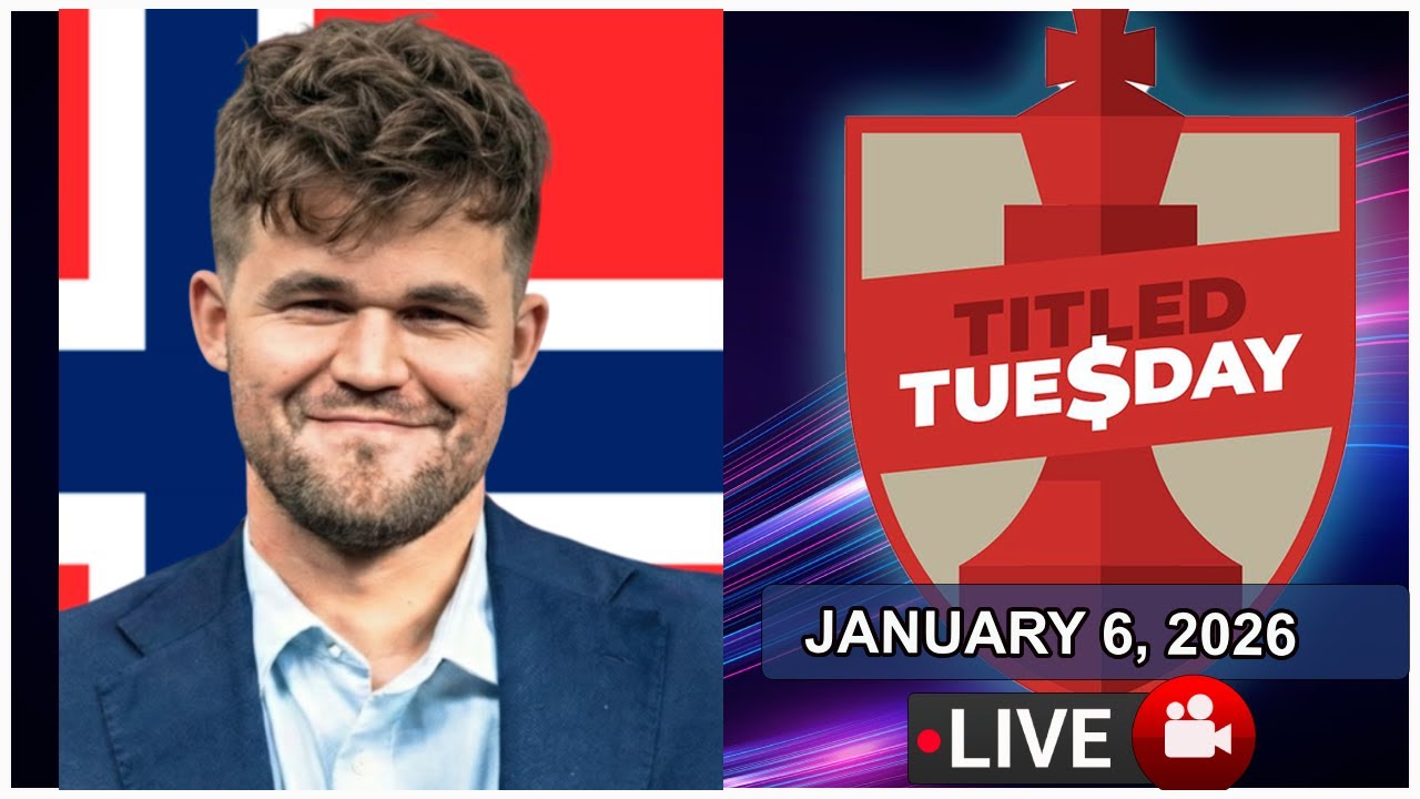 🔴 Magnus Carlsen | Titled Tuesday | January 6, 2026