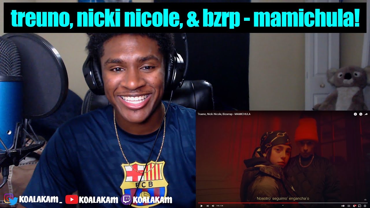 Trueno, Nicki Nicole, Bizarrap - MAMICHULA | reaction
