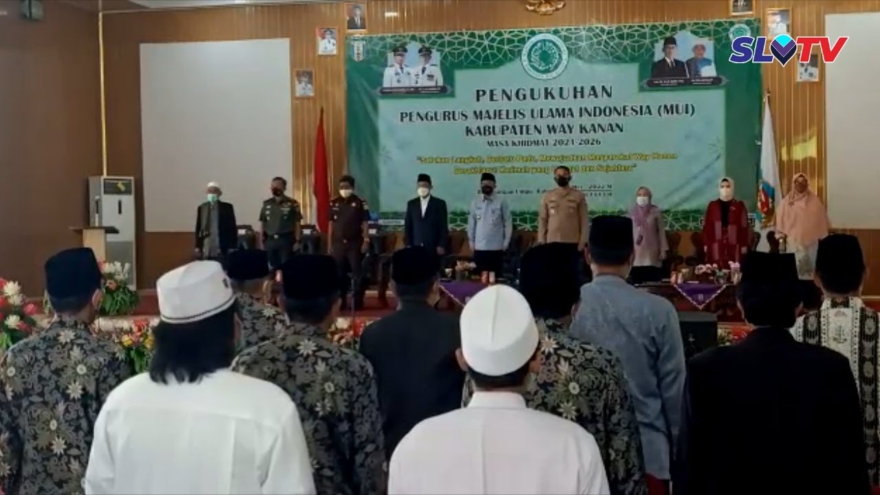 SLNews - Bupati Way Kanan Hadiri Pengukuhan MUI Way Kanan Masa Khidmat 2021-2026