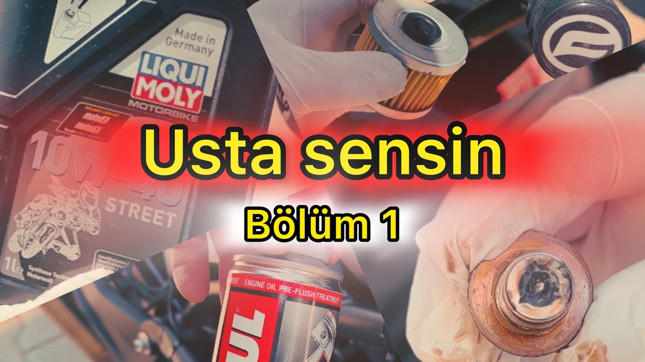 USTA SENSİN 1.BÖLÜM Motosikletimin yağ bakımını yapıyorum CF MOTO 250 CLX