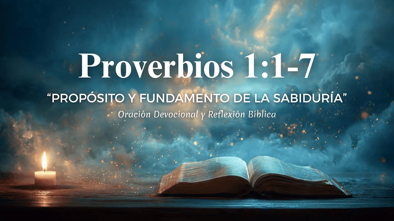 PROVERBIOS 1:1–7 | Propósito y Fundamento de la Sabiduría | Oración Devocional y Reflexión Bíblica
