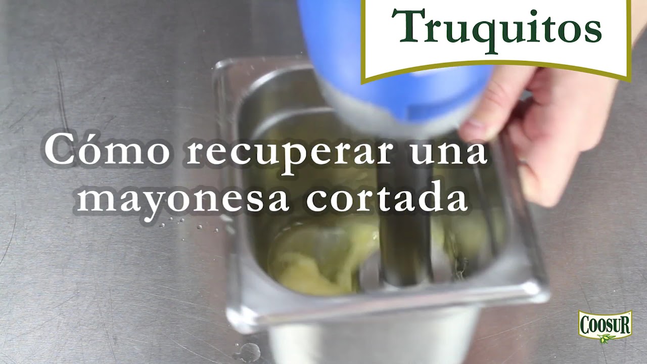 C&oacute;mo arreglar mayonesa cortada 💡Trucos de cocina