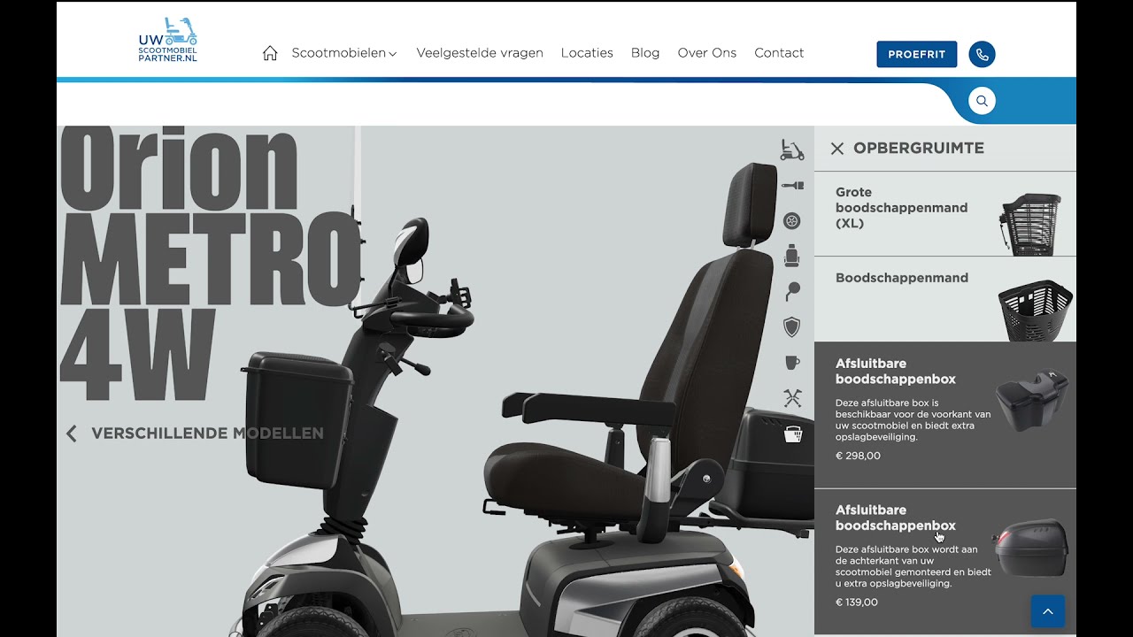 Configurator video uwscootmobielpartner.nl