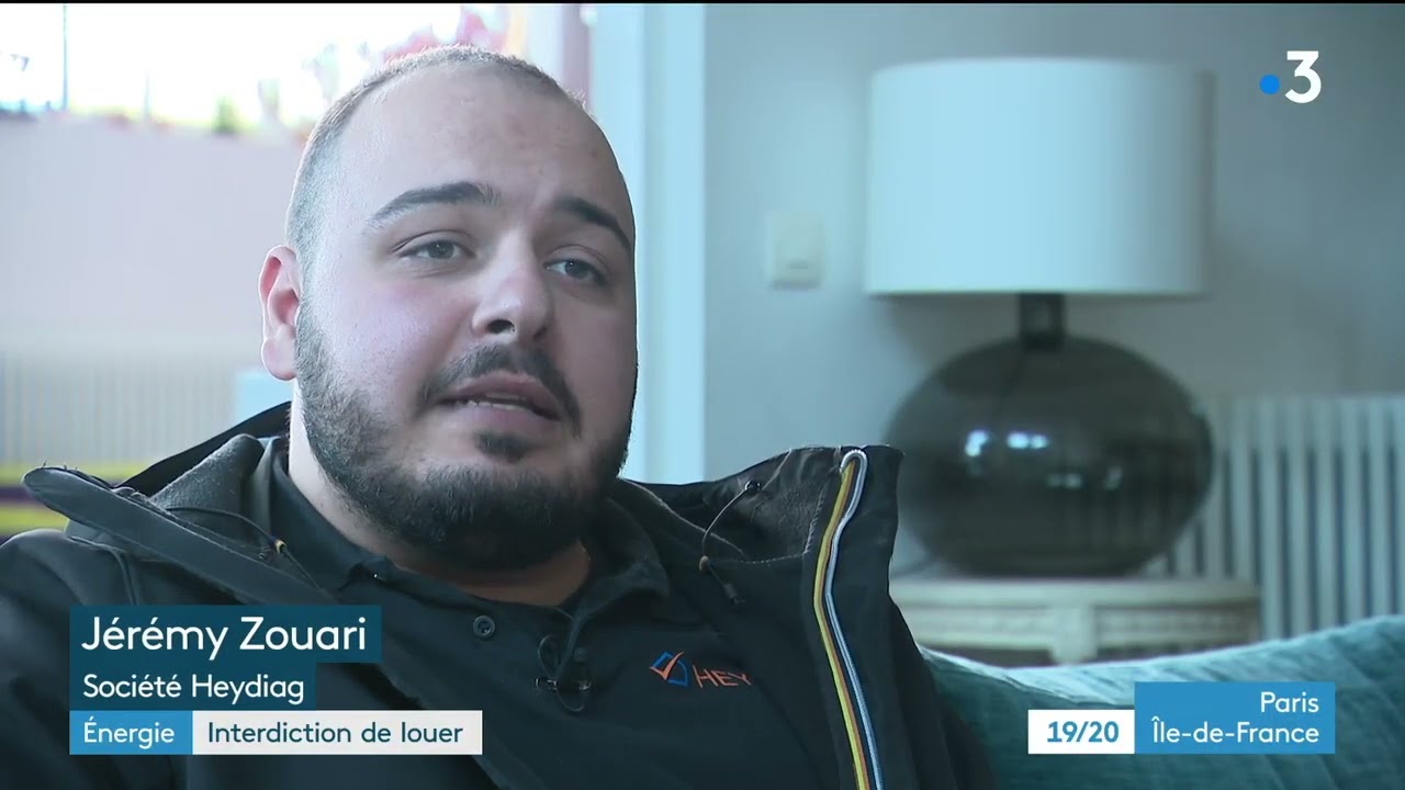 DPE (diagnostic de performance énergétique) et passoires thermiques reportage sur France 3