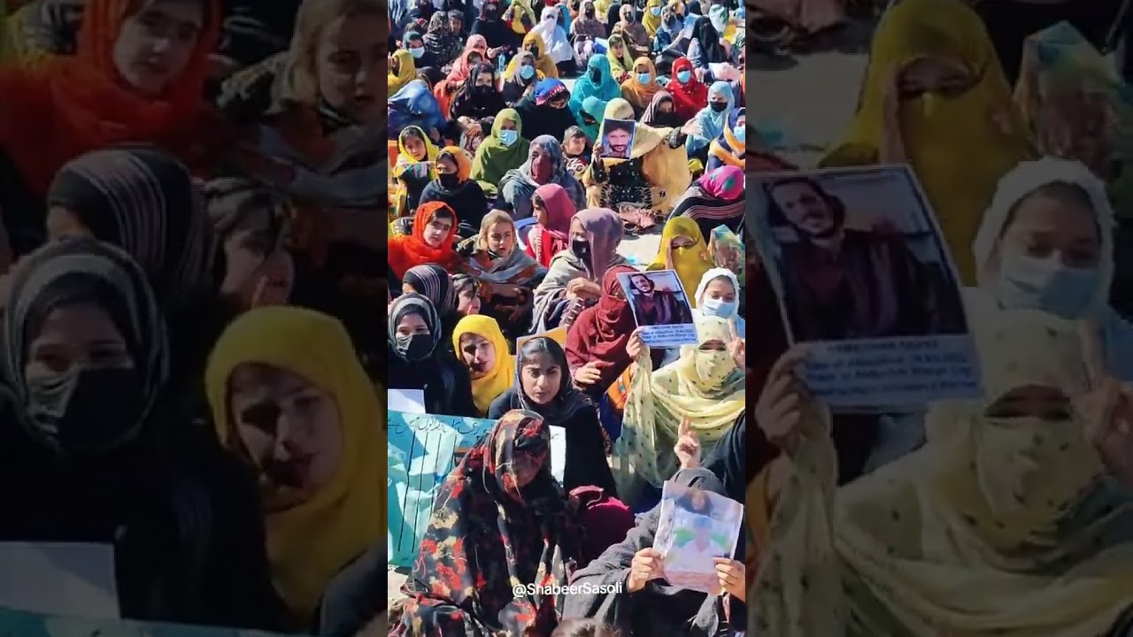Baloch Womens Protest New Video❤ At Kharan Dr Mahrang Baloch Sami Baloch Protest Video