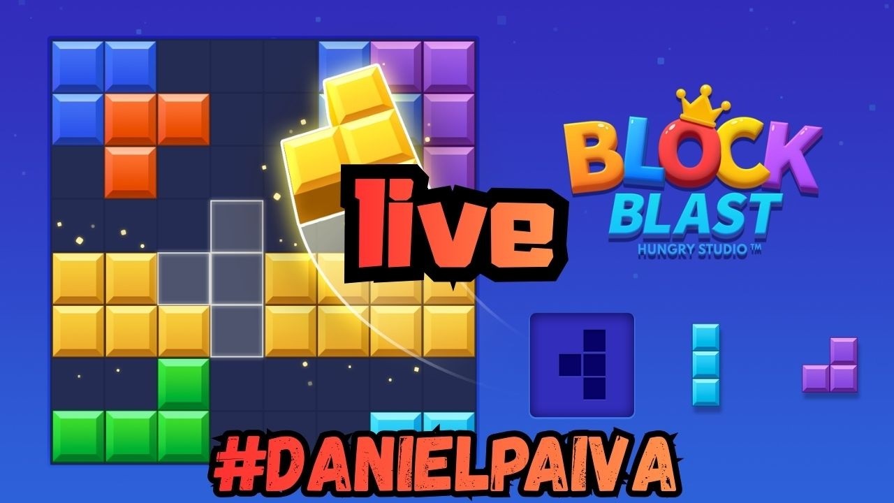 Tentando bater o recorde de pontos BLOCK BLAST ##Live #blockblast