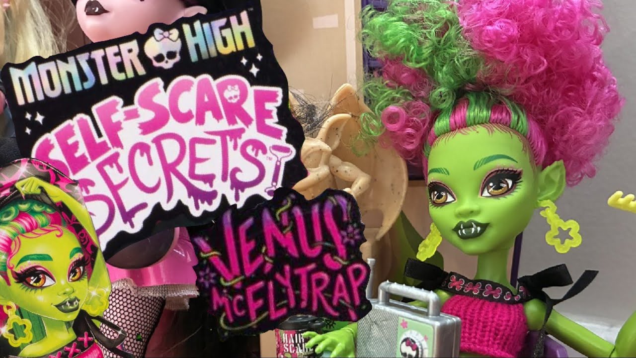 Венера, которая сама себя пугает!!! Распаковка Monster High! 🌺🪴