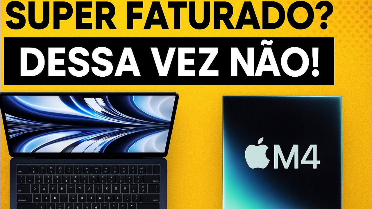 O melhor Notebook? Sim, MacBook M4 💻 🤯