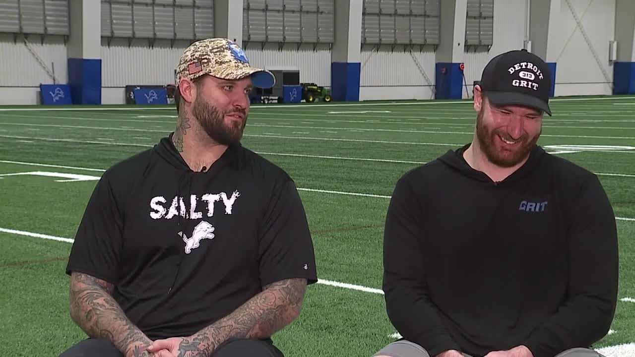 INTERVIEW: Taylor Decker and Frank Ragnow proud to help lead Lions turnaround, play through injuries