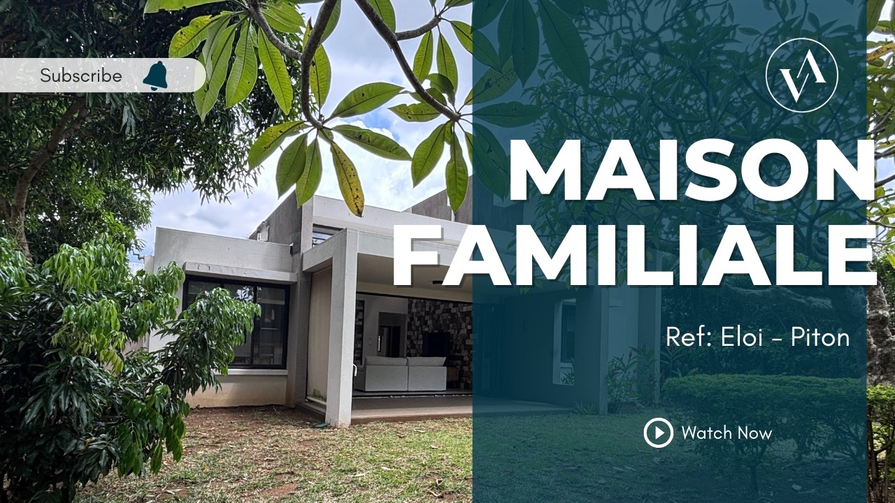 Piton - Maison de 4 chambres au sein d'une résidence sécurisée