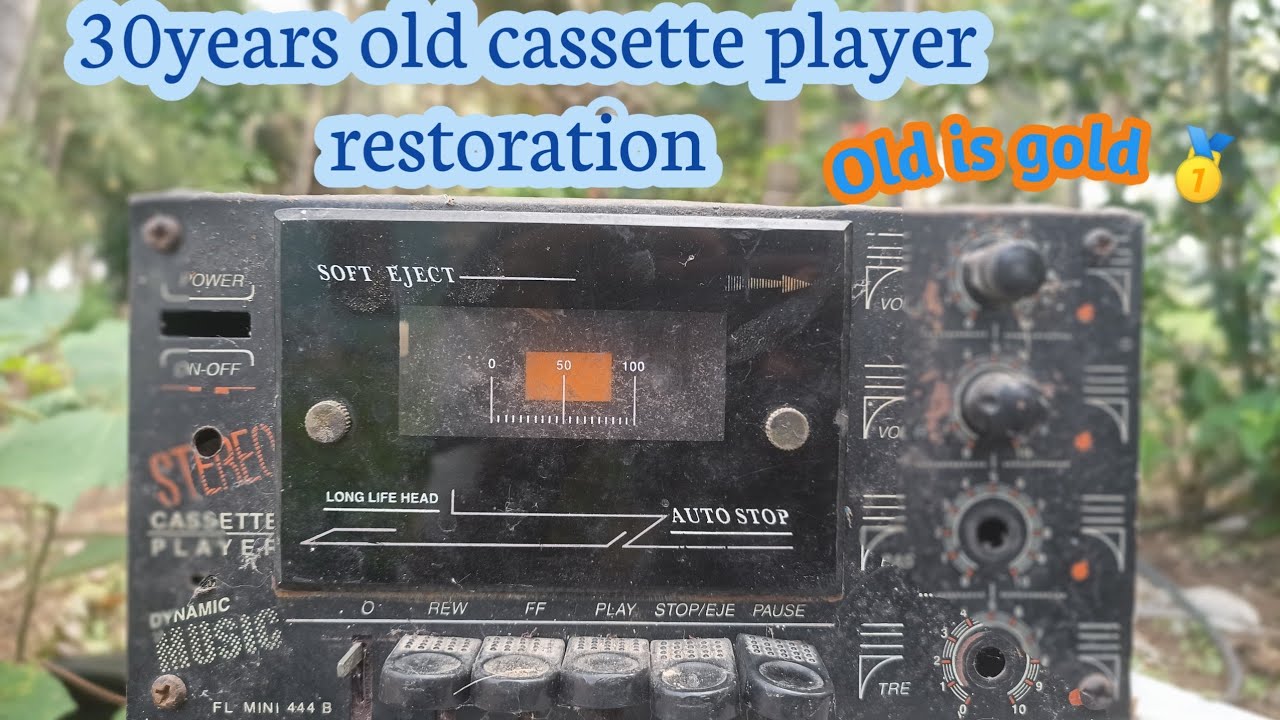 Restoration Cassette 📼 player |30years old tape recorder repair in தமிழ்|Old is gold 🥇|90s memories 