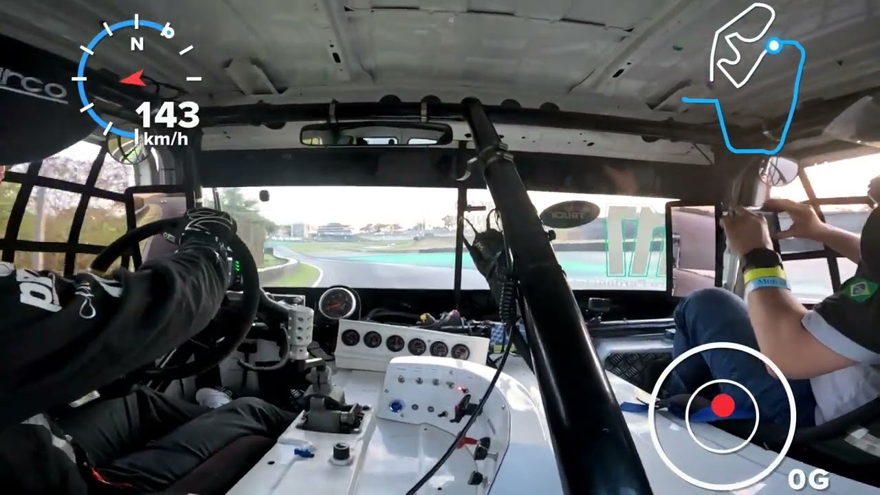 Volta rápida no circuito de Interlagos na Copa Truck 2024 com o piloto Pedro Perdoncini