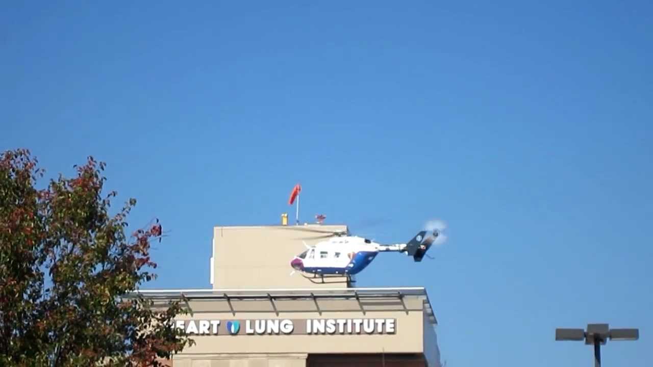 Hospital Helicopter Landing