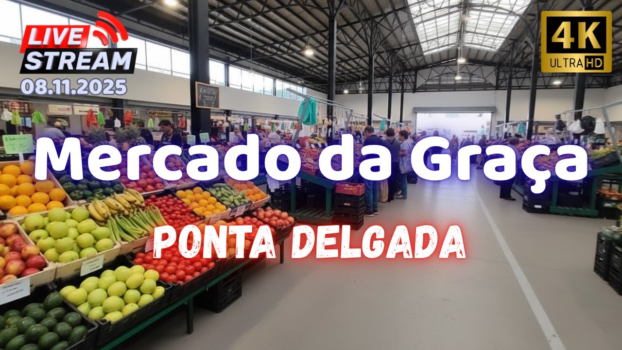 🎥 Mercado da Graça (Ponta Delgada) - 08.11.2025 - "Real People, Real Moments" - Azores 🌶️🥦🧅🍊
