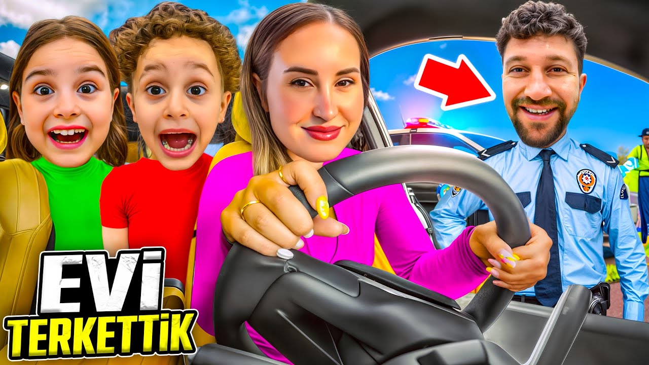 ANNEM İLE EVDEN KAÇTIK !! GECE GEZMESİNE GİTTİK !! BABAM GİZLİ TAKİPTE KUZEY ELİF !!
