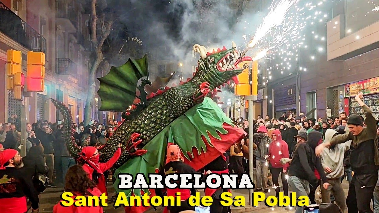 Sant Antoni de Sa Pobla 2026 | CORREFOC | BARCELONA, ESPAÑA