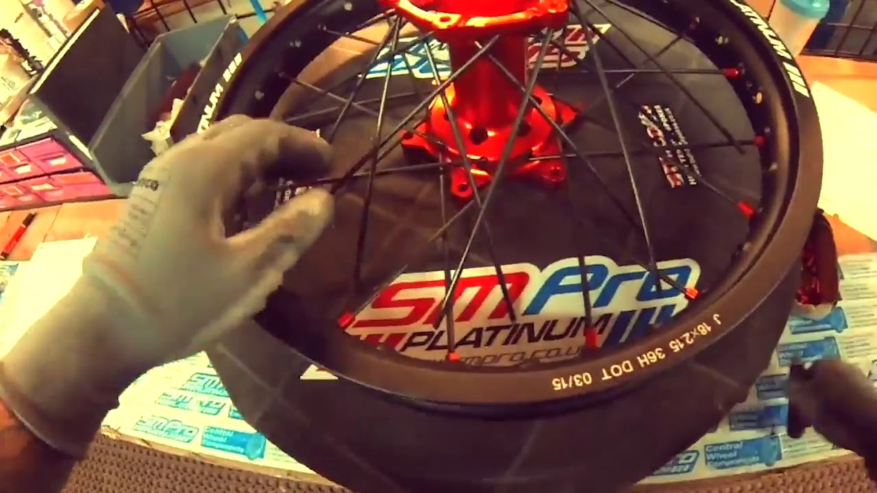 SM Pro Wheels | How to Build A Wheel in 60 Seconds! | MXstore.com.au
