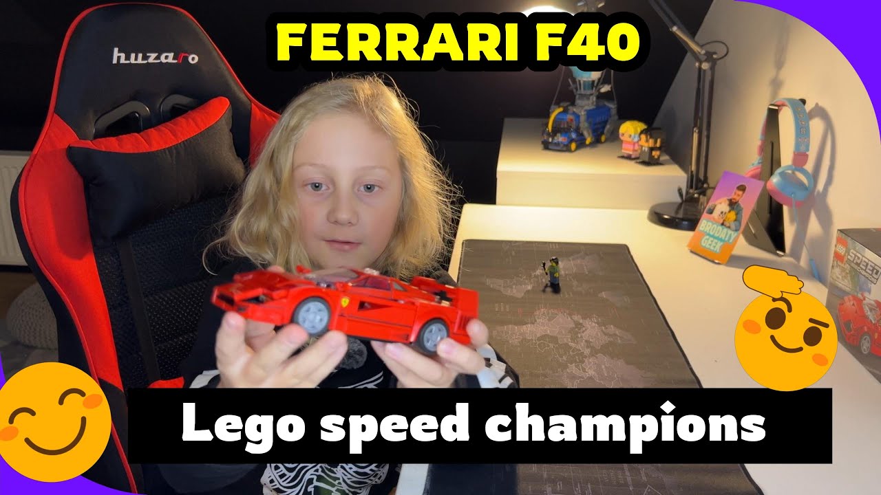 Yanek Walker #10 Lego Speed Champions Ferrari F40 76934 76914 76906 75890