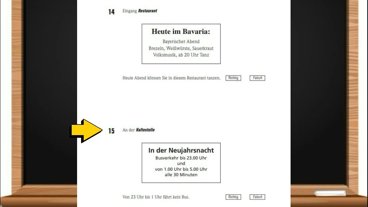 Almanya Aile Birleşimi A1 Sınavı /LESEN- OKUMA BÖLÜMÜ- 3 / 17.Bölüm