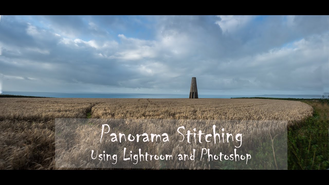 Panorama stitching using Lightroom and Photoshop