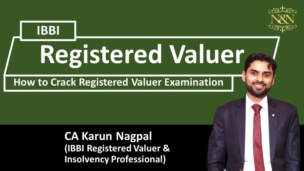 Registered Valuer Exam (RV Exam)- How to Crack?
