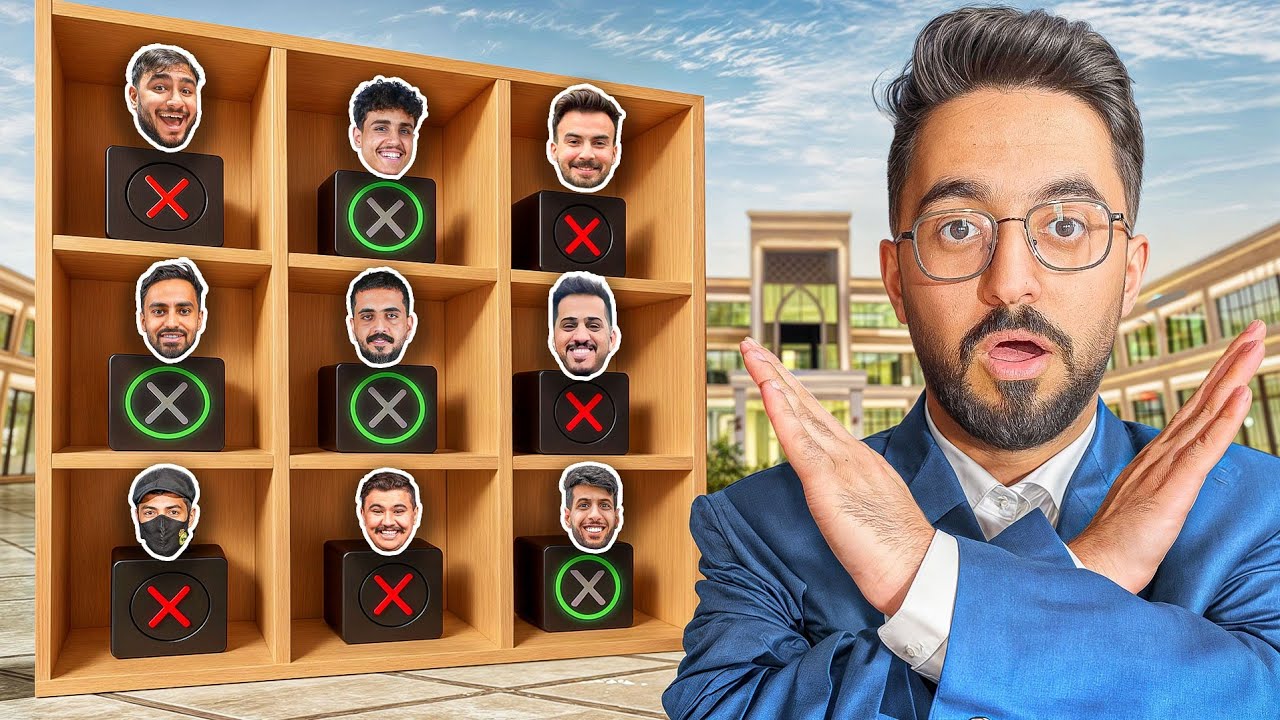 سويت اكبر تحدي في قصر باور 🏰 🔥( اكبر لعبة X O في العالم❌️⭕️ )