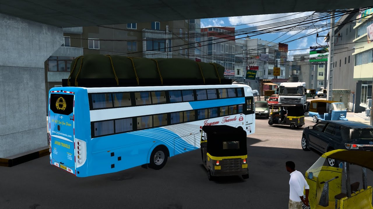 Bv Maxima Beautiful Bus Journey Through Indian Traffic| BV MAXIMA | Euro truck Simulator 