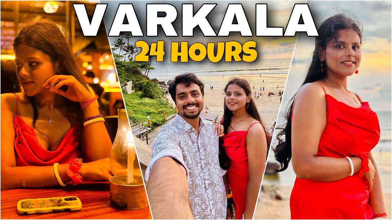 24 Hours in VARKALA: The Cliff Town of India 🇮🇳 | Budget Travel, Food, Hotel | Full Guide