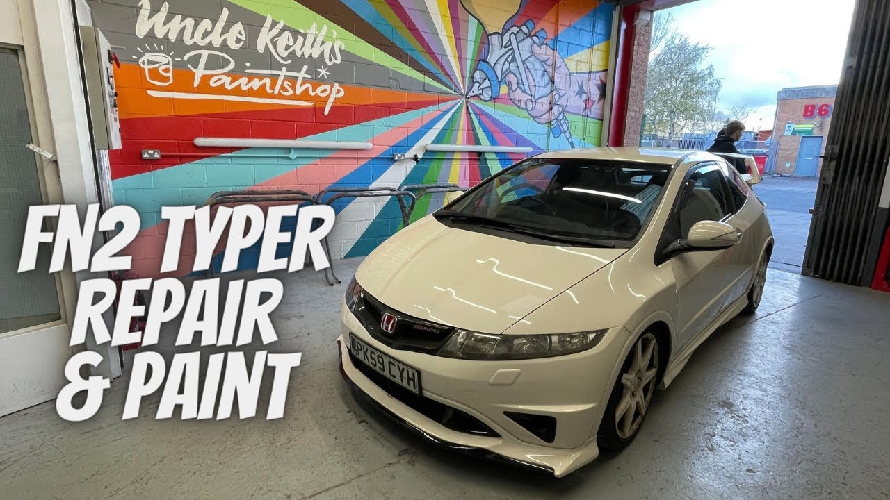 Watch & Learn - Championship White FN2 TypeR Repair and Paint