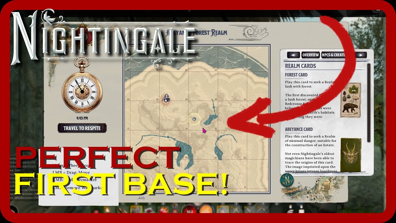 Build 1ST Base HERE! (Nightingale How To)