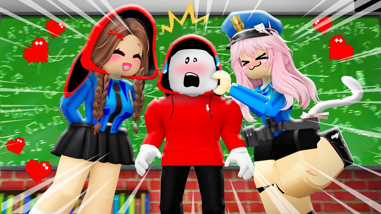 JJ Become Very POPULAR in GIRLS POLICE SCHOOL?! 💗 - Maizen Roblox