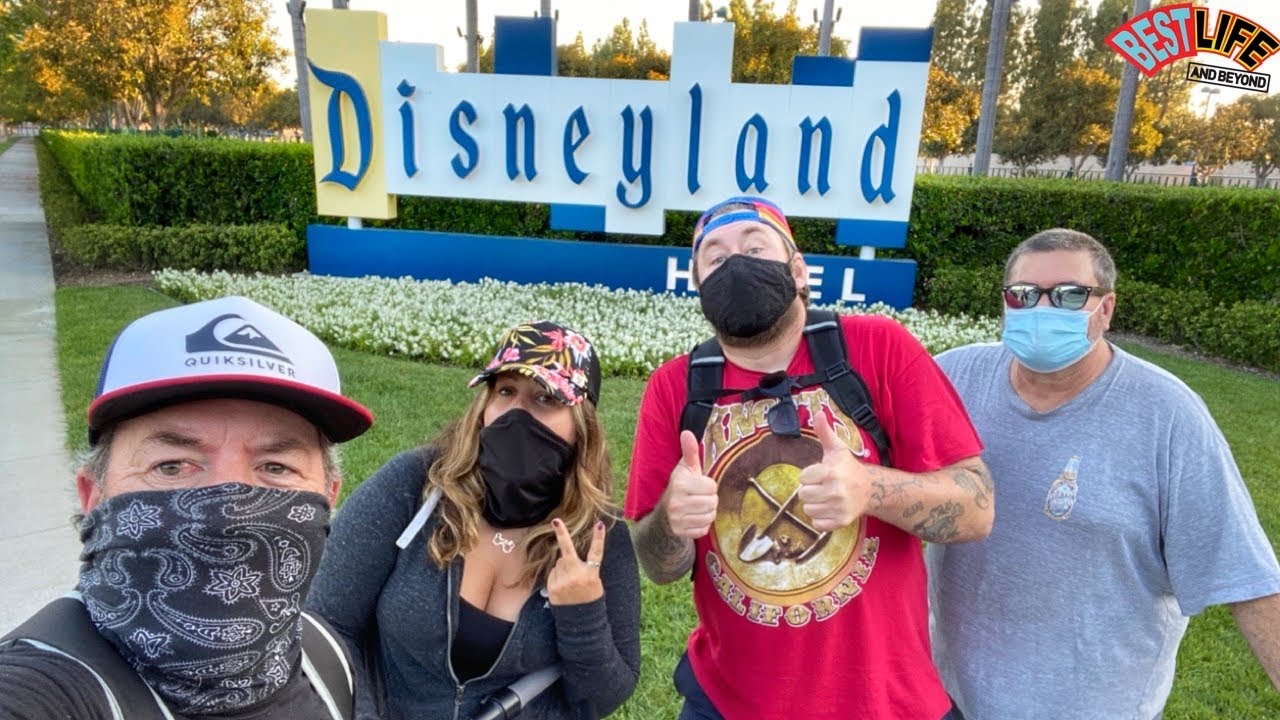 Our First Visit Back to Disneyland Property! Scooter/Bike Ride Around Anaheim for Summer Solstice!