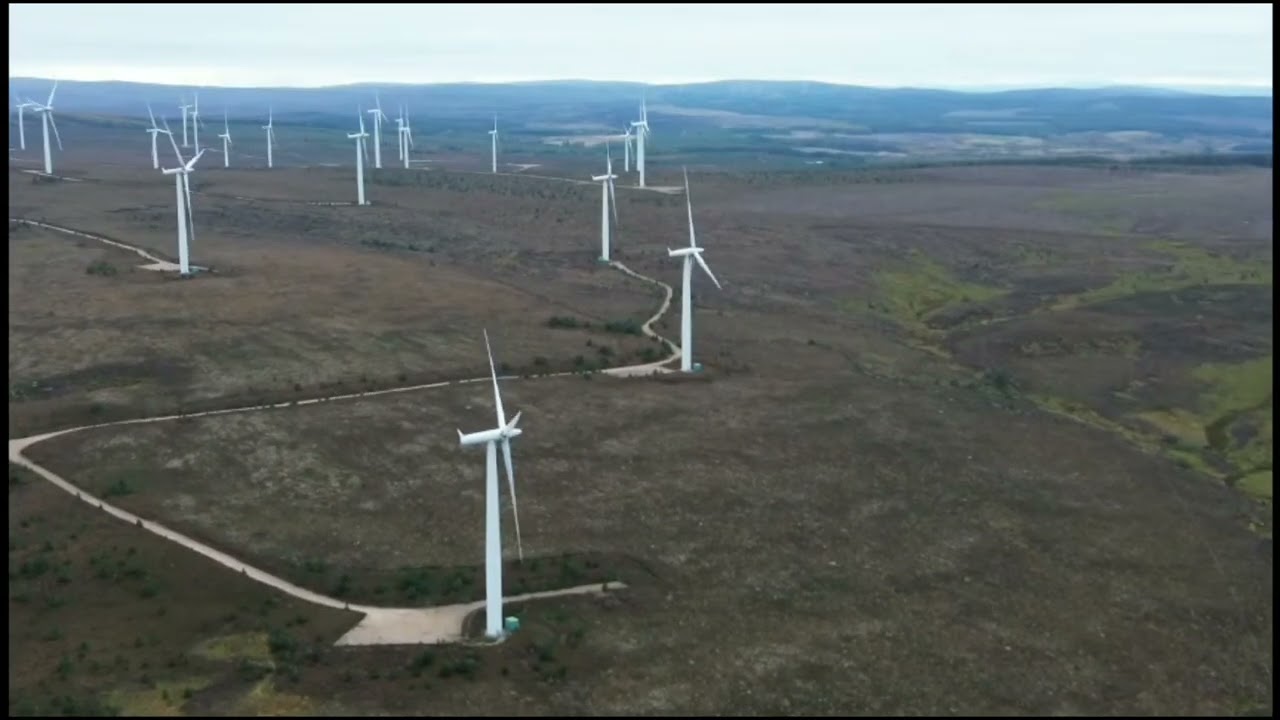 Rothes Wind Farm & Glenlatterach, Moray, Scotland