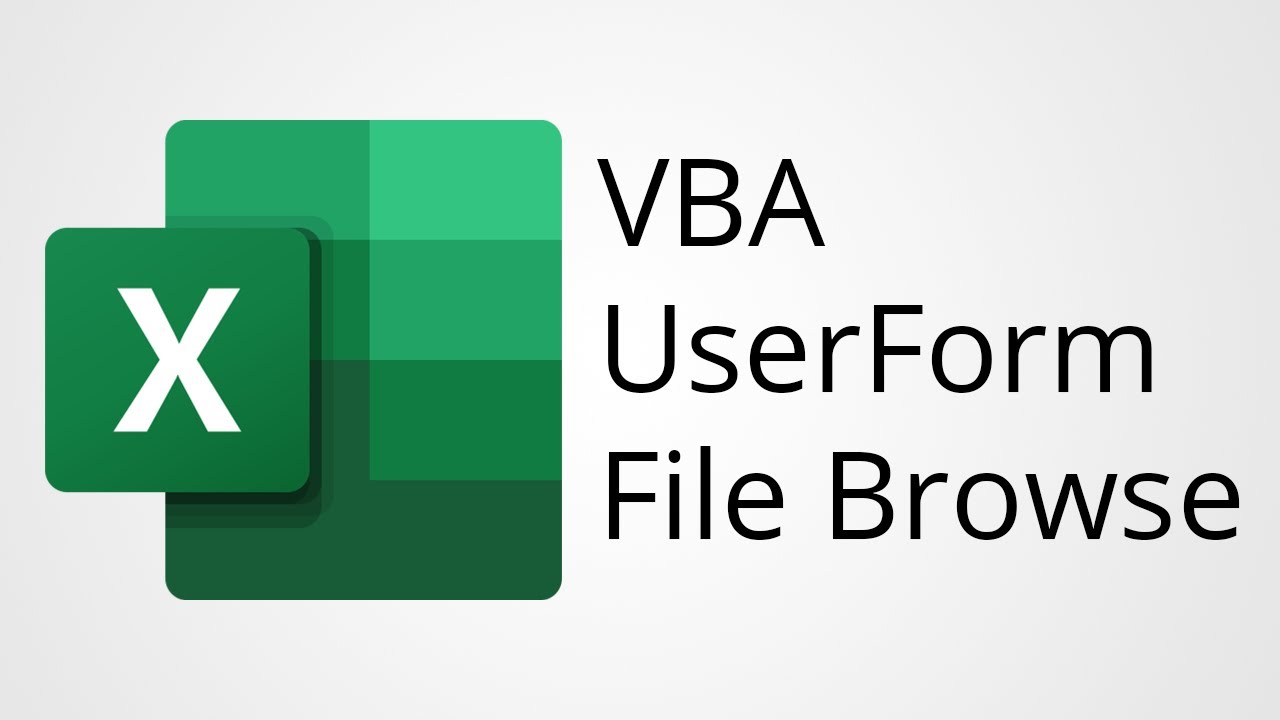 Excel VBA UserForm Browse for File to Attach