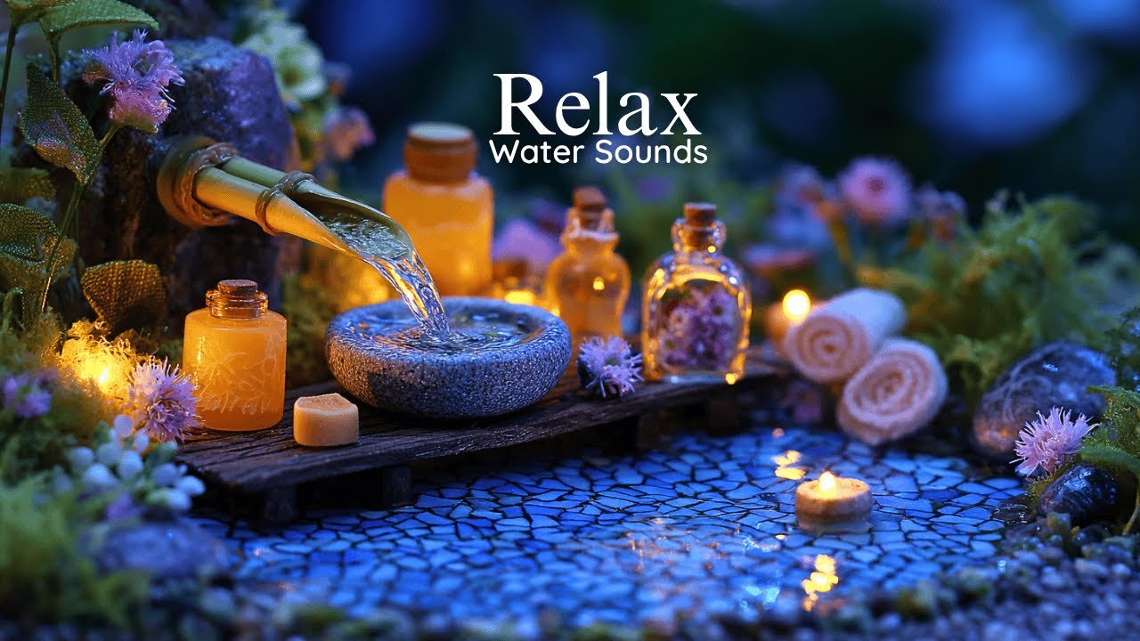 Sound of Water and Relaxing Music 🪴 Peace of Mind, Healing, Stress Relief