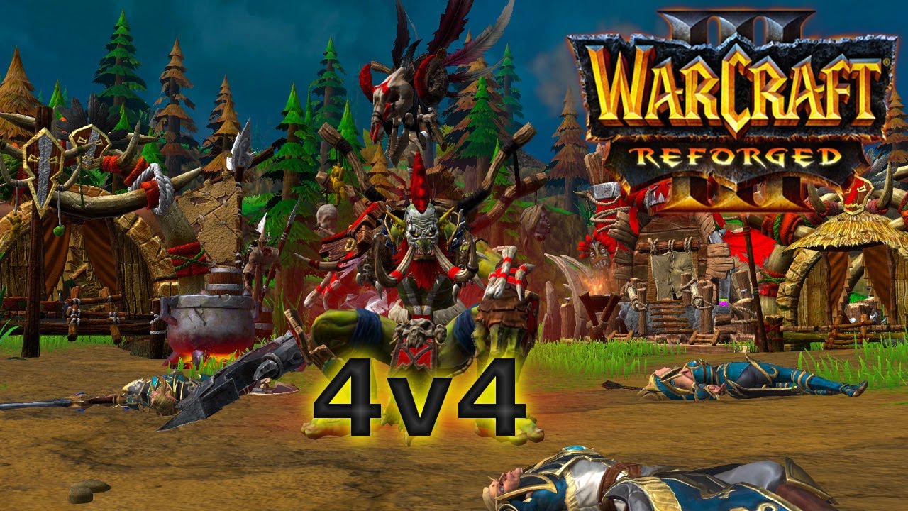 Shadowhunter - WC3 Orc 4v4 Random Team Game [Deutsch/German] Warcraft 3 Reforged