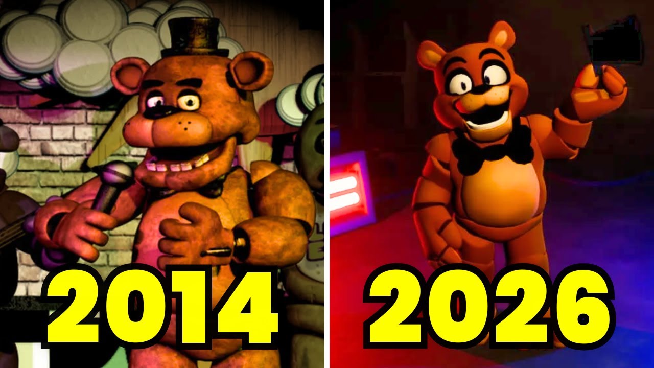 Evolution of Five Nights at Freddy&rsquo;s Games (2014-2026) (4K)