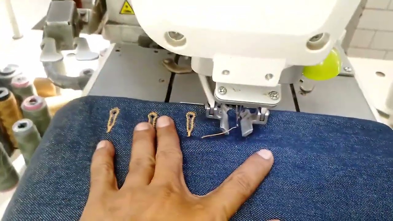 BROTHER RH-9820-A   EYELET BUTTON HOLE MACHINE HOW TO OPERATE