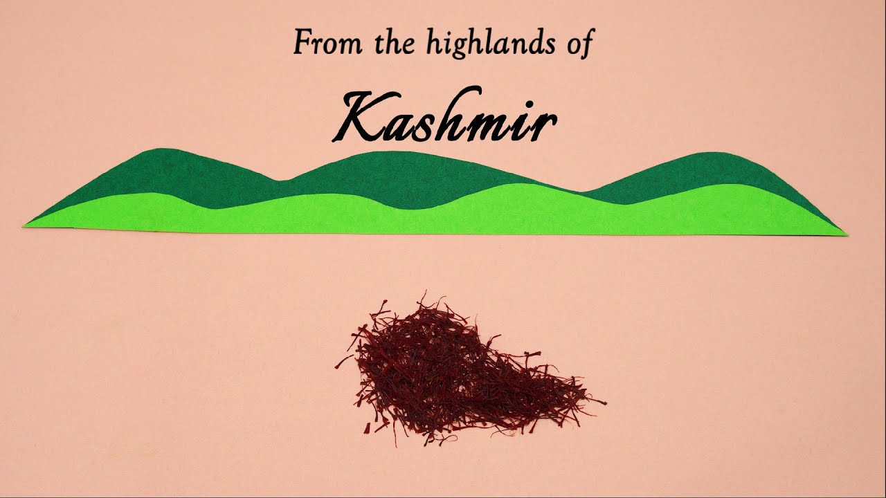 GiTAGGED Kashmir Saffron | Mongra A++ Grade | Kesar | Stop Motion Ad Film Spices