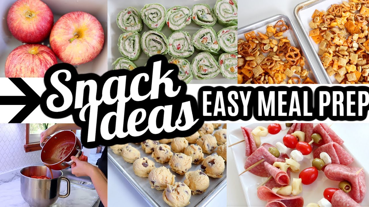 PACKED LUNCH SNACK IDEAS EASY MEAL PREP | FREEZER MEAL PREP | COOK WITH ME