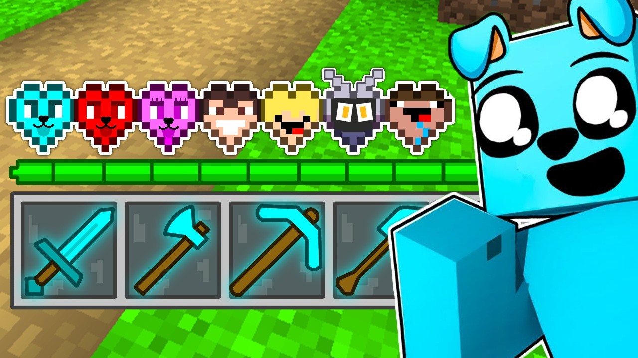 DODAŁEM *NOWE* SERDUSZKA w Minecraft 💙❤️💛