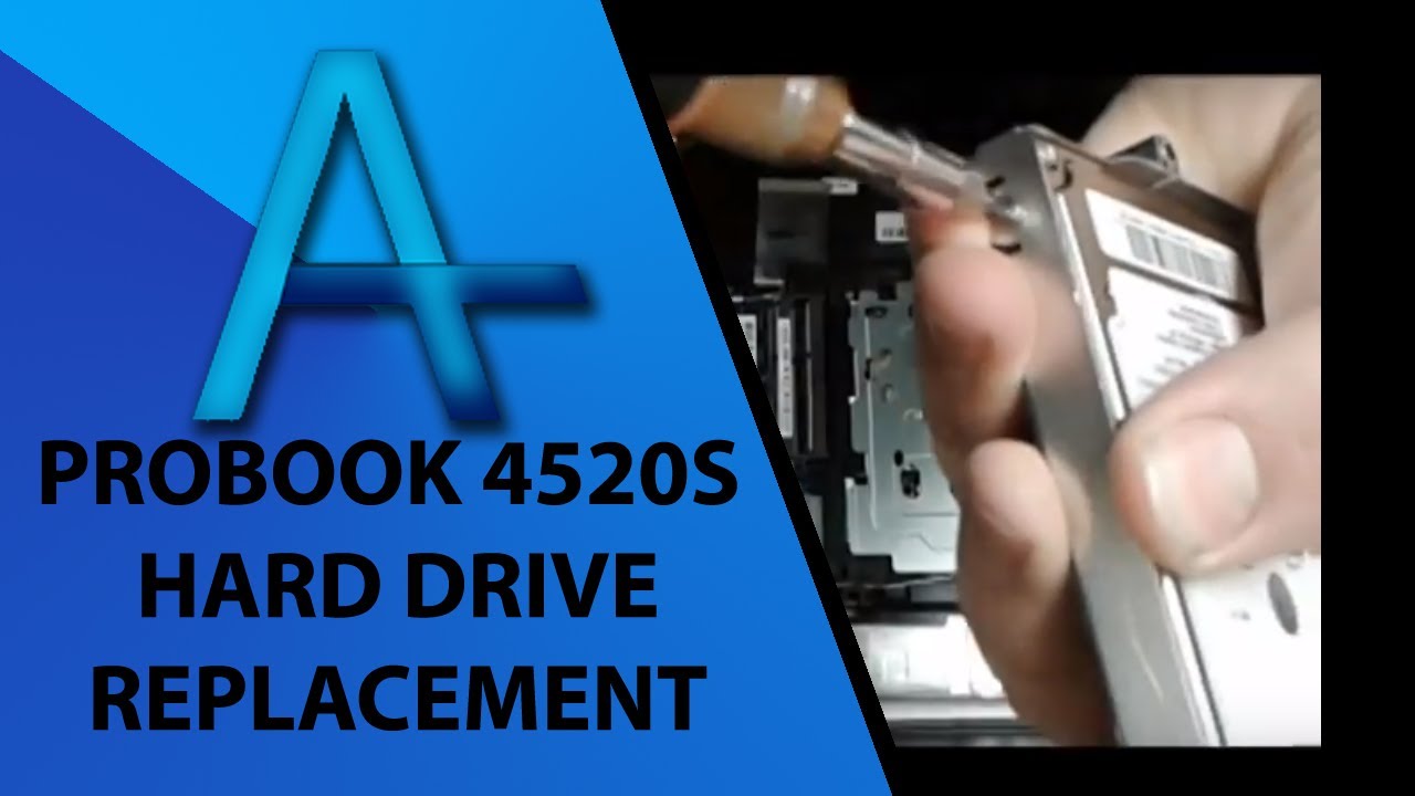 HP Probook 4520s Hard Drive Replacement