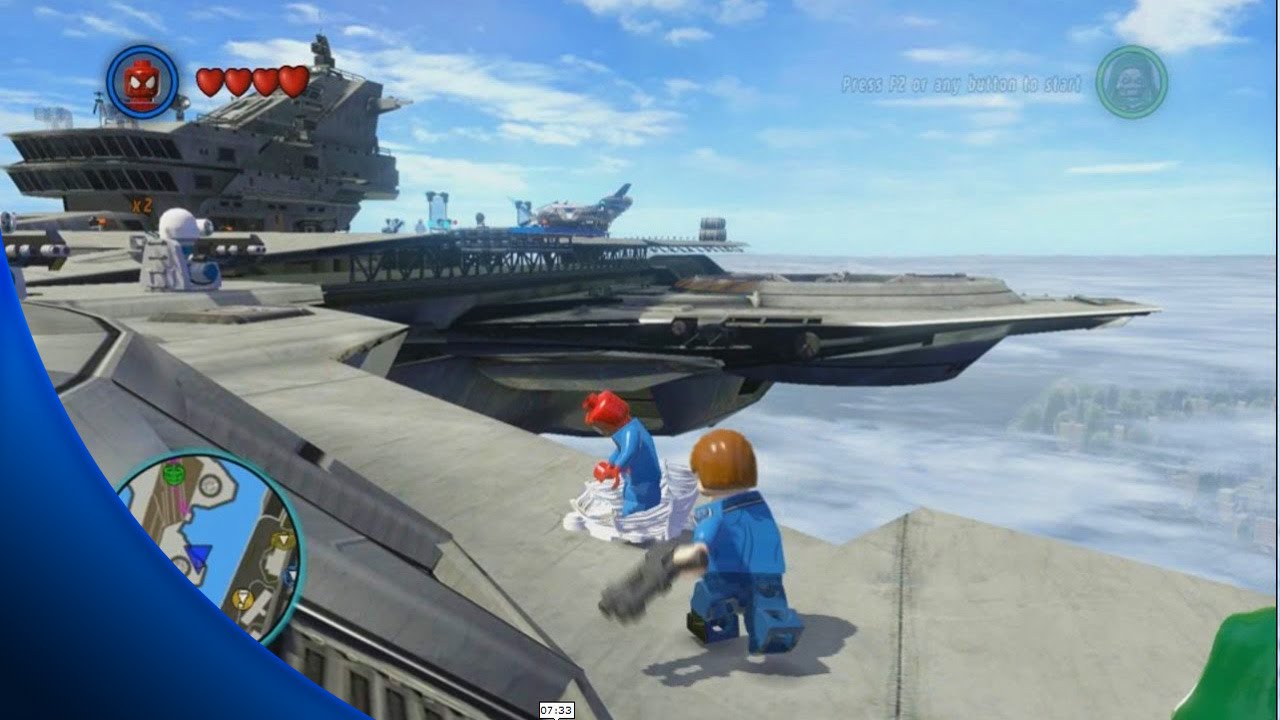All Gold Bricks - S.H.I.E.L.D Helicarrier - LEGO Marvel Super Heroes
