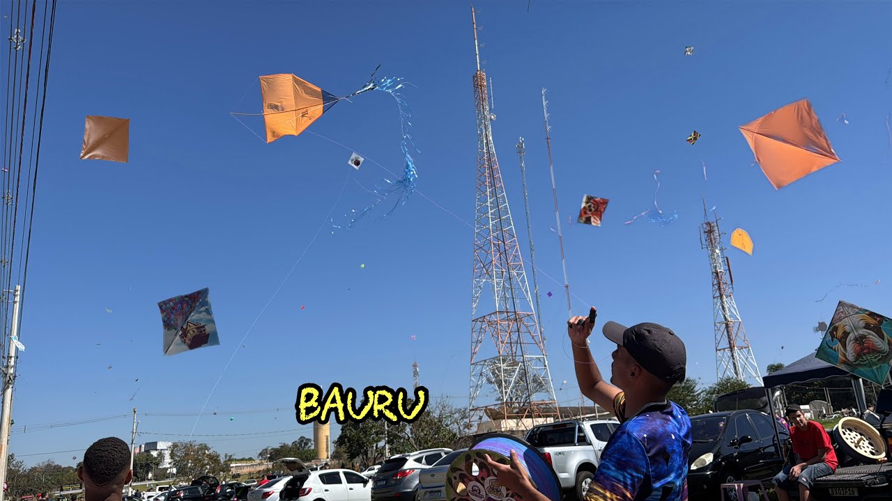 FESTIVAL DE PIPA EM BAURU - A LINHA DOS CARAS NAO ABRE - EU FUI ! 