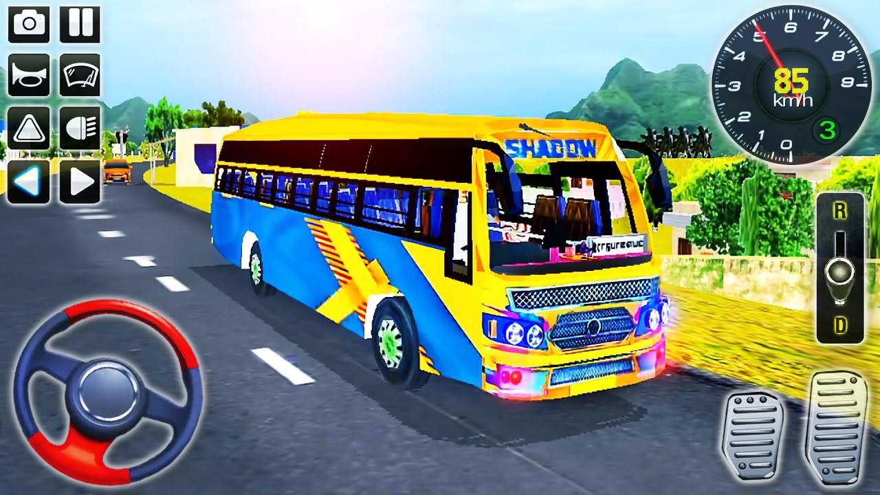 Indian Coach Bus Simulator - Real Mobile Bus Transporter Driving 3D - Android GamePlay #2