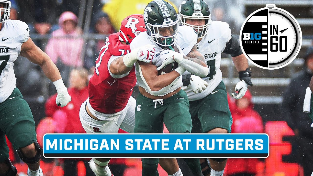 Michigan State at Rutgers | Oct. 15, 2023 | B1G Football in 60