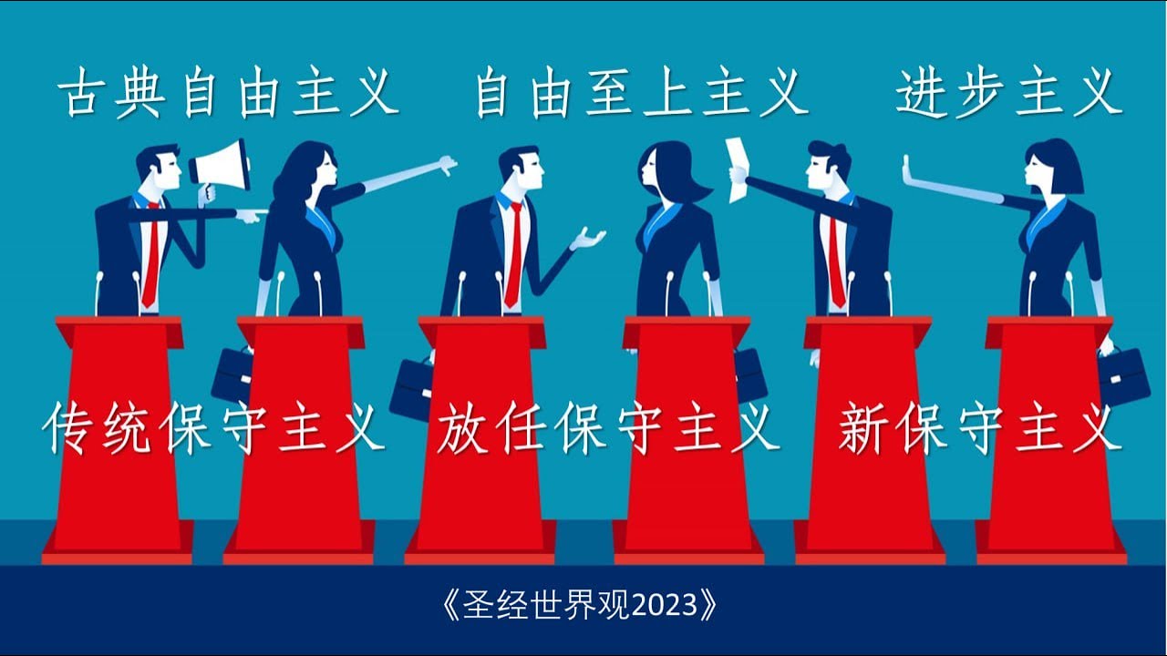 第13课-自由主义与保守主义（圣经世界观2023）古典自由主义，自由至上主义，进步主义，传统保守主义，放任保守主义，新保守主义
